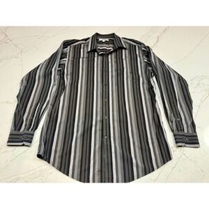 Murano MENS 100% Cotton DRESS SHIRT, Long Sleeve,‎ slim fit